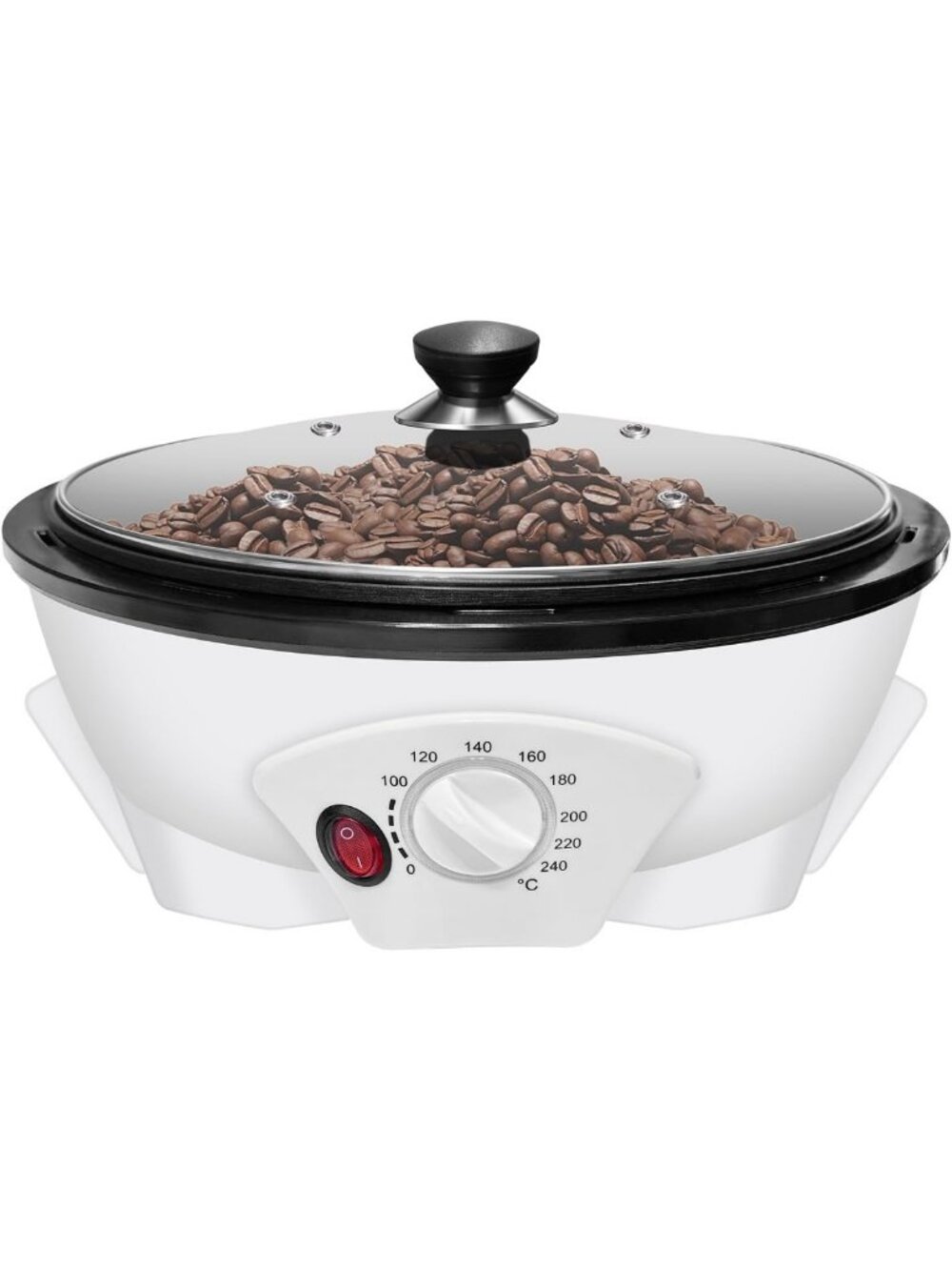 Adjustable Temperature Electric Coffee Roaster 800g for Freshly Roasted Beans